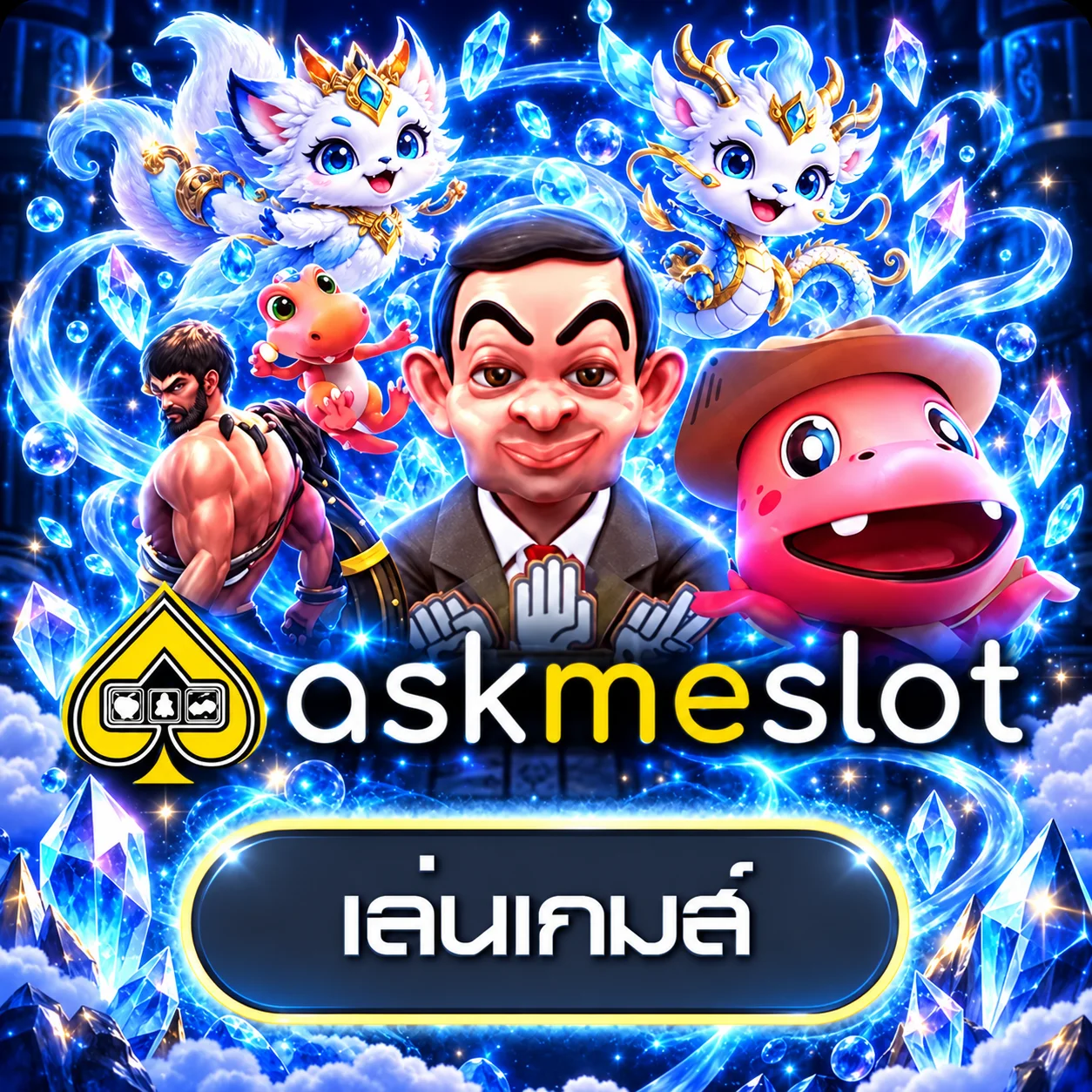 การ์ดทดลองเล่น Askmebet ฉลอง168 พร้อมมาสคอตแฟนตาซี