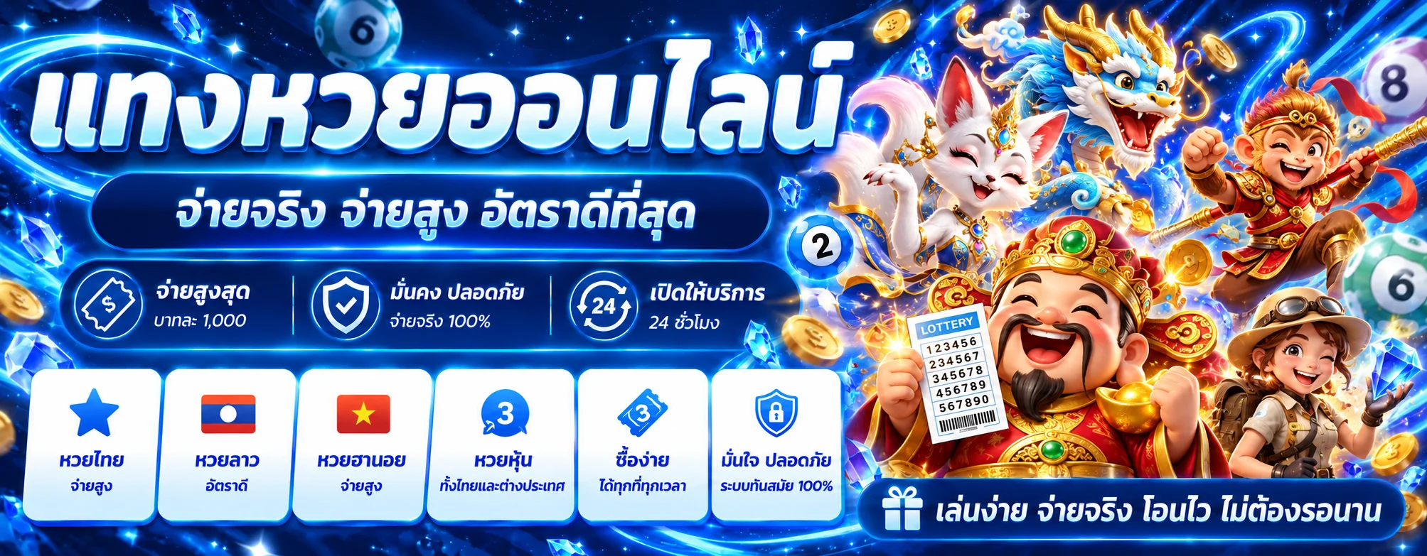 ฉลอง168 หวย รวมผลหวยไทย ลาว ฮานอย และหวยหุ้น
